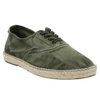 Alpargata Para Hombre Algodón Orgánico Koel Verde Rockford