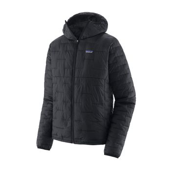 Casaca Para Hombre  Micro Puff Hoody Negro Patagonia