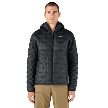 Casaca Para Hombre  Micro Puff Hoody Negro Patagonia