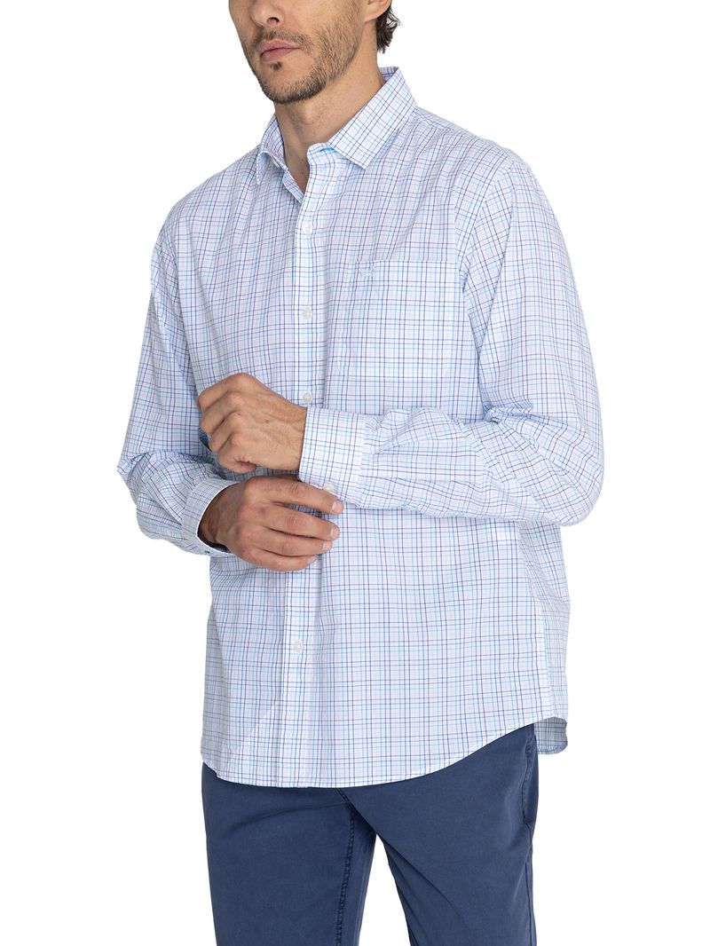 Camisa-Para-Hombre-Manga-Larga-Lighter-Blanco-Rockford