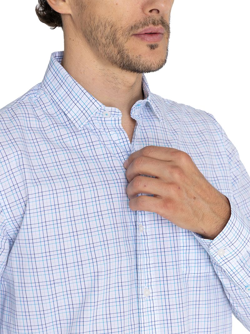 Camisa-Para-Hombre-Manga-Larga-Lighter-Blanco-Rockford