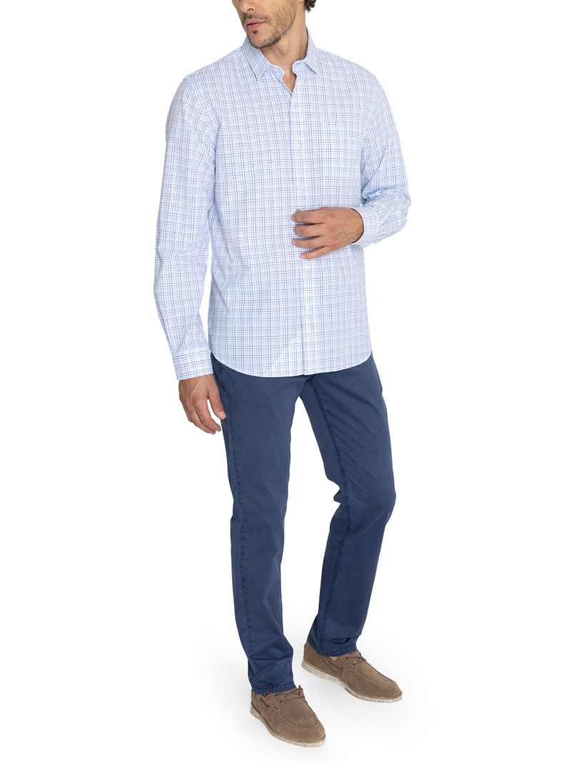 Camisa-Para-Hombre-Manga-Larga-Lighter-Blanco-Rockford