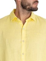 Camisa-Para-Hombre-Manga-Larga-Linensol-Amarillo-Rockford