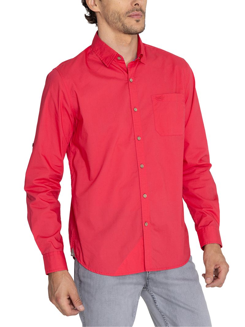 Camisa-Para-Hombre-Manga-Larga-Galiton-Rojo-Rockford