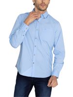 Camisa-Para-Hombre-Manga-Larga-Galiton-Celeste-Rockford