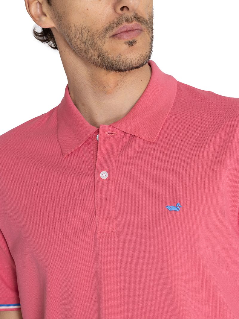 Polo-Para-Hombre-Manga-Corta-Mitchell-Rosado-Rockford