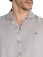 Camisa-Para-Hombre-Manga-Corta-Braga-Gris-Rockford