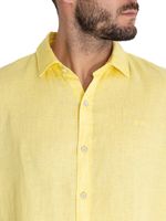 Camisa-Para-Hombre-Manga-Larga-Linensol-Amarillo-Rockford