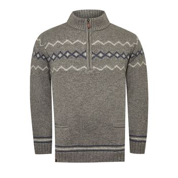 Chompa Para Hombre Lana Warm Gris Rockford