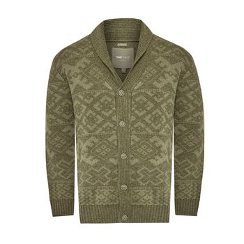 Chompa Para Hombre Lana Edimburgo Verde Rockford