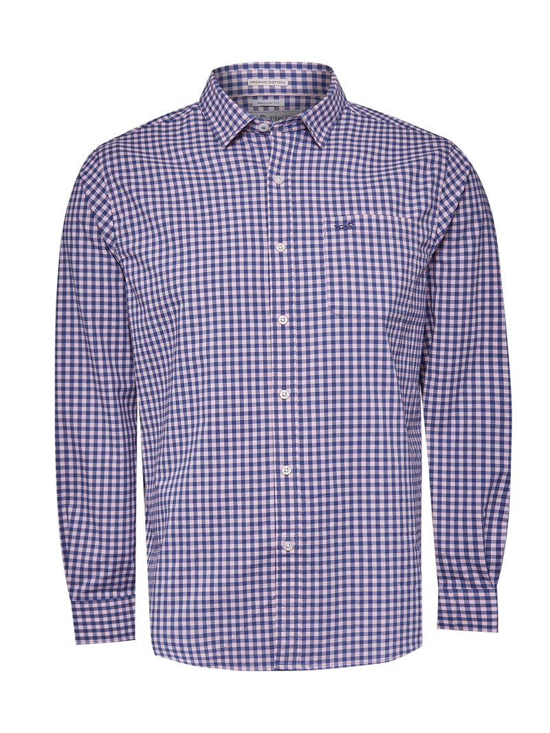 Camisa-Manga-Larga-Para-Hombre-Algodon-Organico-Mild-Rosado-Rockford