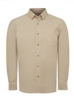 Camisa-Manga-Larga-Para-Hombre-Algodon-Organico-Anzio-Cafe-Rockford