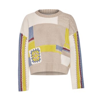 Chompa Para Mujer Lana Pissis Beige/Crudo Rockford