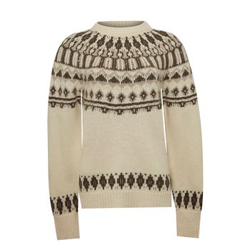 Chompa Para Mujer Nylon/Lana Foggia Blanco Rockford