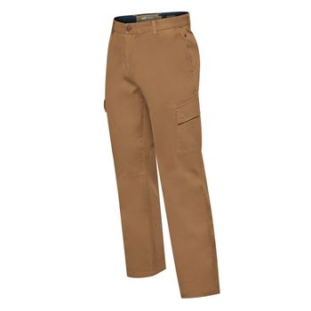 Pantalón Para Hombre Algodón Pipo Café Rockford