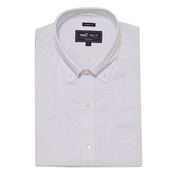 Camisa Manga Larga Para Hombre Algodón Wf Pb Blanco Rockford