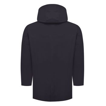 Casaca Impermeable Para Hombre Poliéster Reciclado Raincoat Azul Rockford