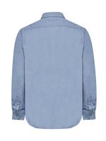 Camisa-Manga-Larga-Para-Hombre-Algodon-Organico-Chambray-Azul-Rockford