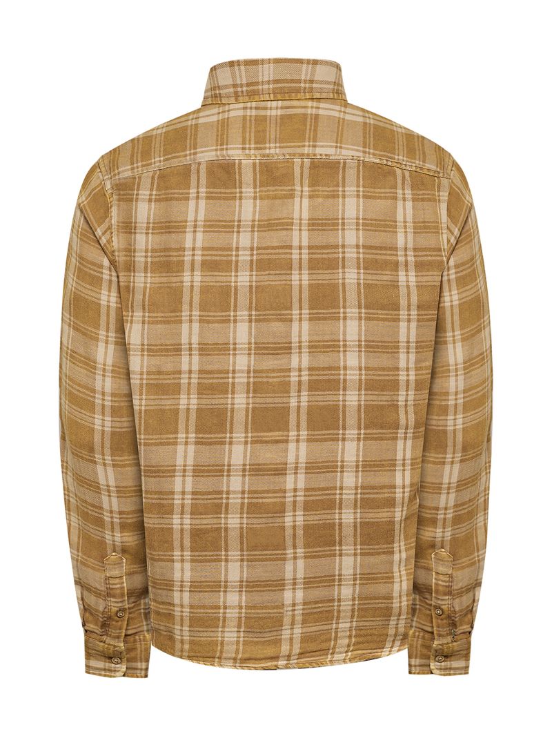 Camisa-Manga-Larga-Para-Hombre-Algodon-Organico-Bradford-Beige-Crudo-Rockford