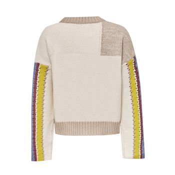 Chompa Para Mujer Lana Pissis Beige/Crudo Rockford