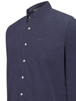 Camisa-Manga-Larga-Para-Hombre-Algodon-Organico-Corduroy-Azul-Rockford