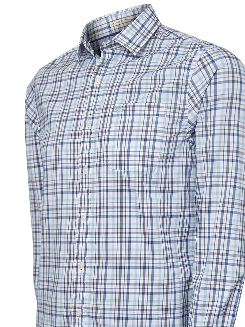 Camisa-Manga-Larga-Para-Hombre-Algodon-Organico-Mild-Azul-Rockford
