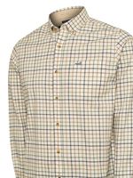 Camisa-Manga-Larga-Para-Hombre-Algodon-Organico-Viyellabut-Cafe-Rockford