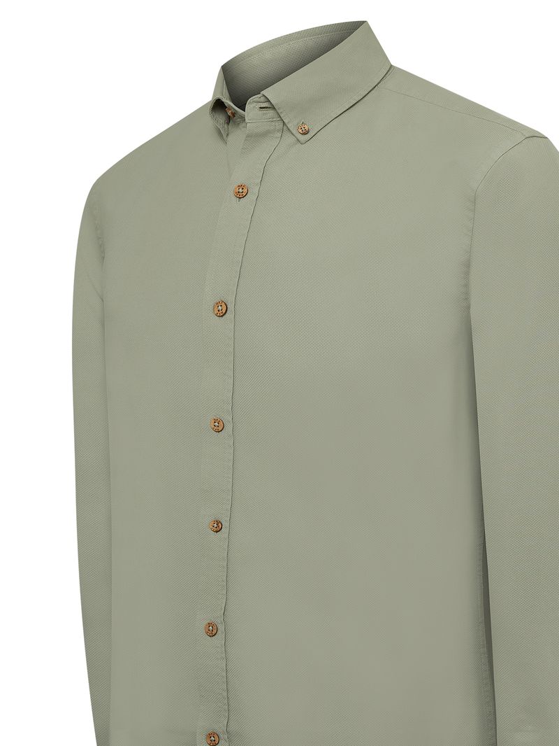Camisa-Manga-Larga-Para-Hombre-Algodon-Organico-Hunter-Azul-Rockford