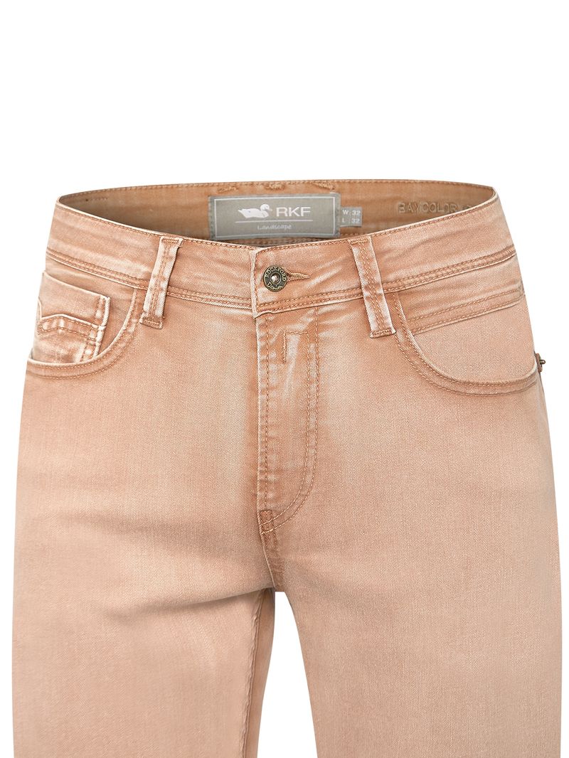 Jeans-Para-Hombre-Algodon-Baycolor-Cafe-Rockford