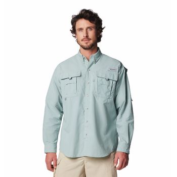 Camisa Para Hombre Manga Larga PFG Bahama™ II Celeste Columbia