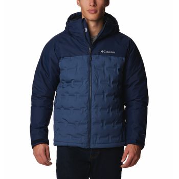 Casaca Para Hombre de Plumas Con Capucha Grand Trek™ III Azul Columbia