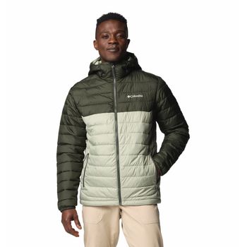 Casaca Para Hombre Sintética Con Capucha Powder Lite™ II Verde Columbia