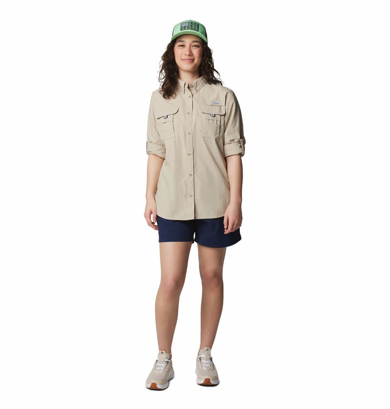 Blusa-Para-Mujer-Manga-Larga-PFG-Bahama™-II-Beige-Columbia