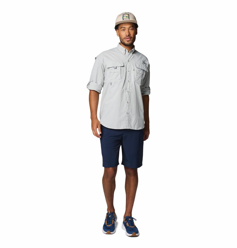 Camisa-Para-Hombre-Manga-Larga-PFG-Bahama™-II-Gris-Columbia