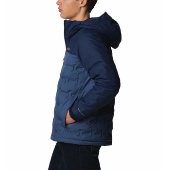 Casaca Para Hombre de Plumas Con Capucha Grand Trek™ III Azul Columbia