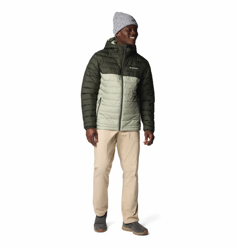 Casaca-Para-Hombre-Sintetica-Con-Capucha-Powder-Lite™-II-Verde-Columbia