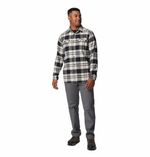 Camisa-Para-Hombre-de-Franela-Manga-Larga-Flare-Gun™-Negra-Columbia