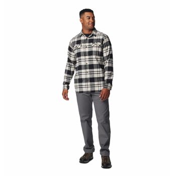Camisa Para Hombre de Franela Manga Larga Flare Gun™ Negra Columbia