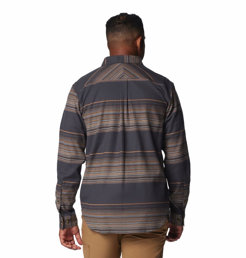 Camisa-Para-Hombre-de-Franela-Manga-Larga-Flare-Gun™-Negra-Columbia