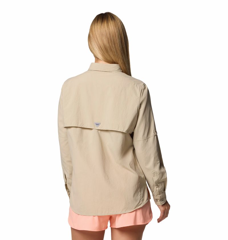 Blusa-Para-Mujer-Manga-Larga-PFG-Bahama™-II-Beige-Columbia