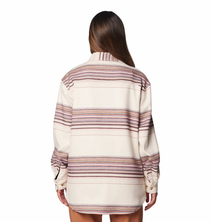 Blusa-Para-Mujer-Manga-Larga-Calico-Basin™-Beige-Columbia