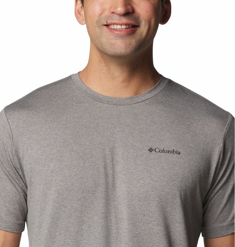 Polo-Para-Hombre-Manga-Corta-Kwick-Hike™-Gris-Columbia