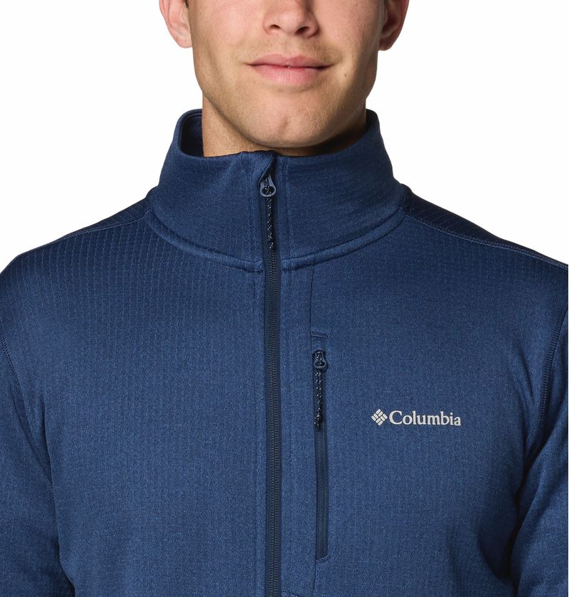 Casaca-Para-Hombre-Fleece-Cierre-Completo-Park-View™-Azul-Columbia