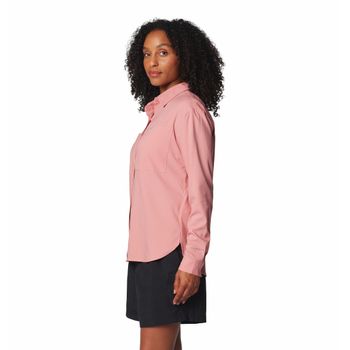 Blusa Para Mujer Manga Larga Silver Ridge™ Utility Rosada Columbia