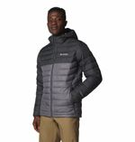 Casaca-Para-Hombre-Sintetica-Con-Capucha-Powder-Lite™-II-Gris-Columbia