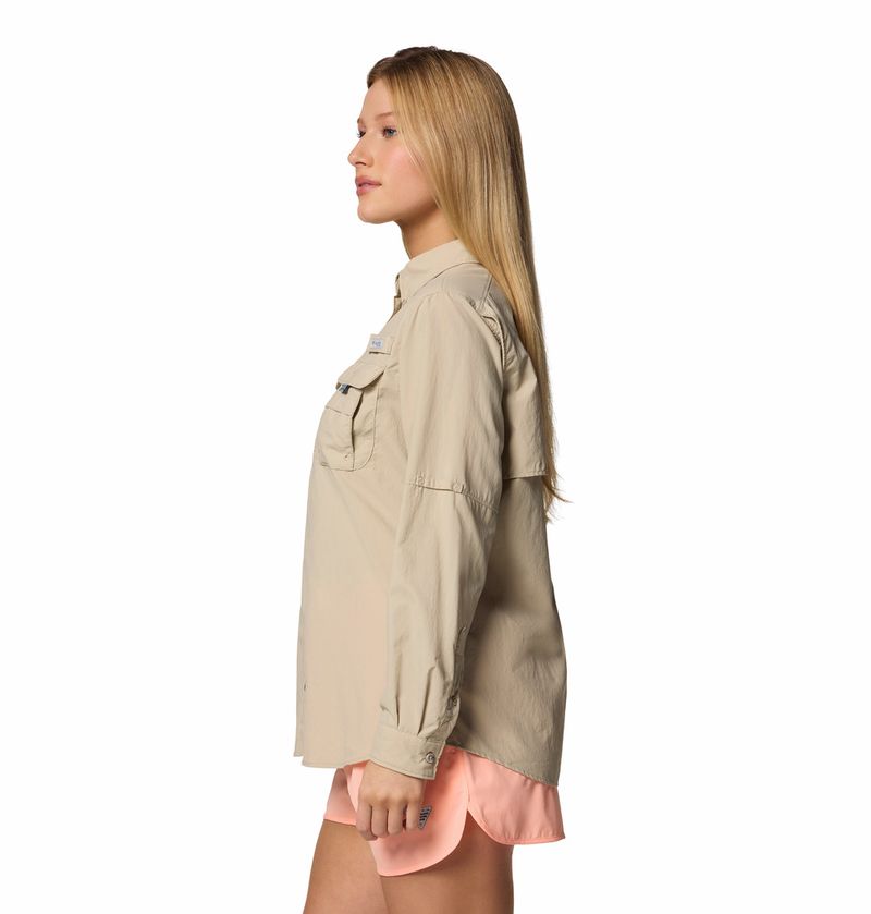 Blusa-Para-Mujer-Manga-Larga-PFG-Bahama™-II-Beige-Columbia