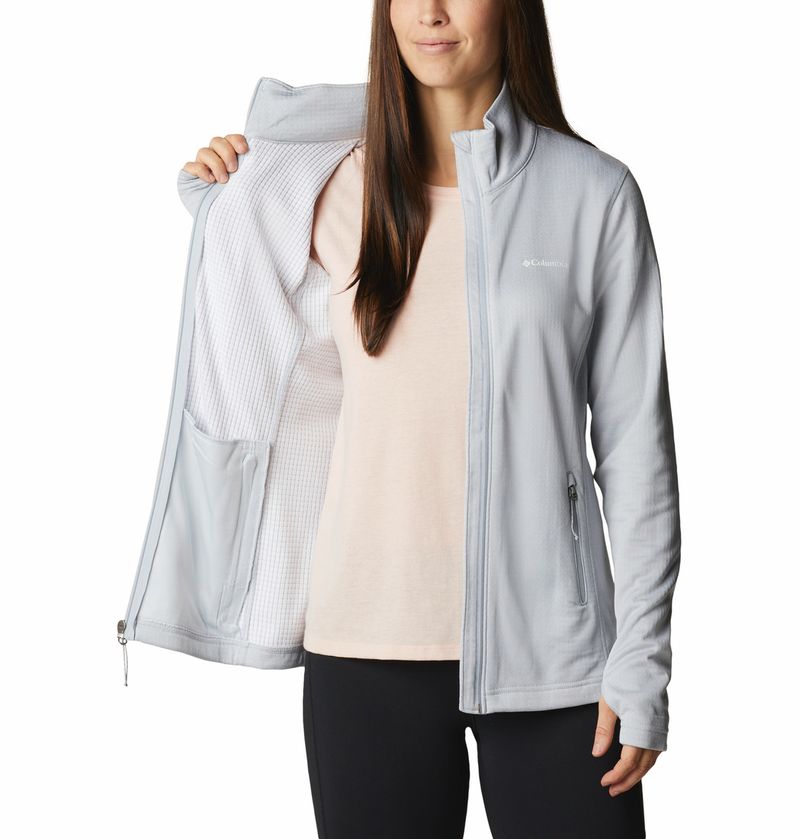 Casaca-Para-Mujer-Fleece-Cierre-Completo-Park-View™-Gris-Columbia