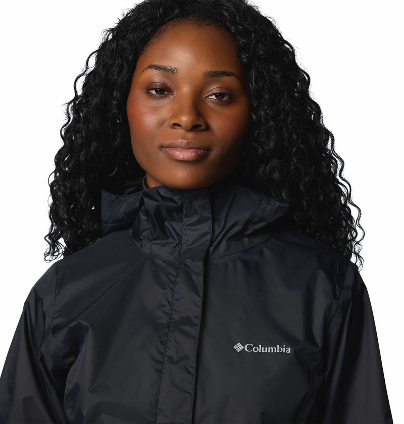 Casaca-Para-Mujer-Impermeable-Arcadia™-II-Negra-Columbia