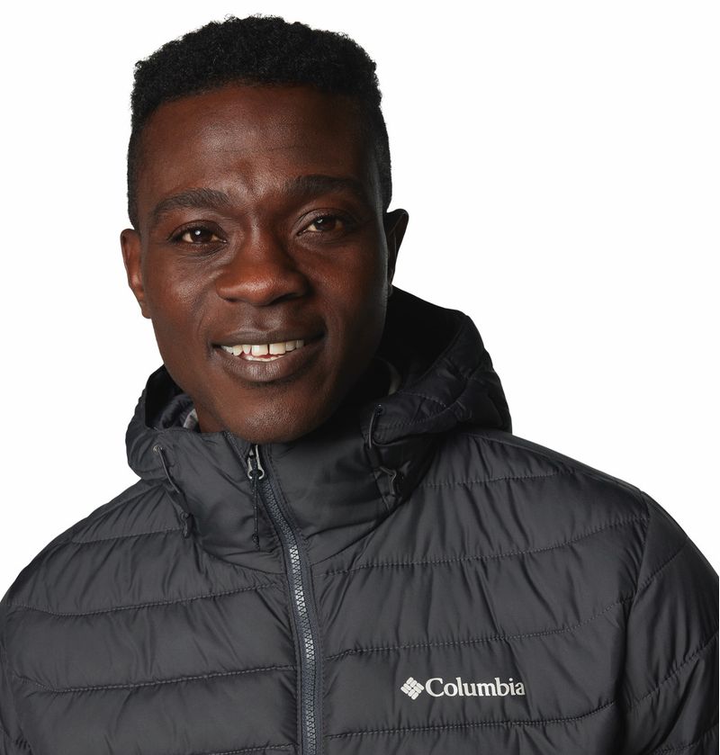 Casaca-Para-Hombre-Sintetica-Con-Capucha-Powder-Lite™-II-Gris-Columbia