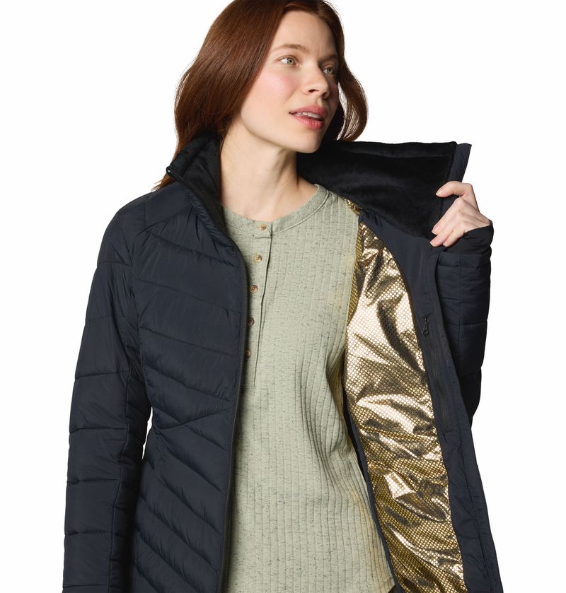 Casaca-Para-Mujer-Sintetica-Cierre-Completo-Joy-Peak™-II-Negra-Columbia